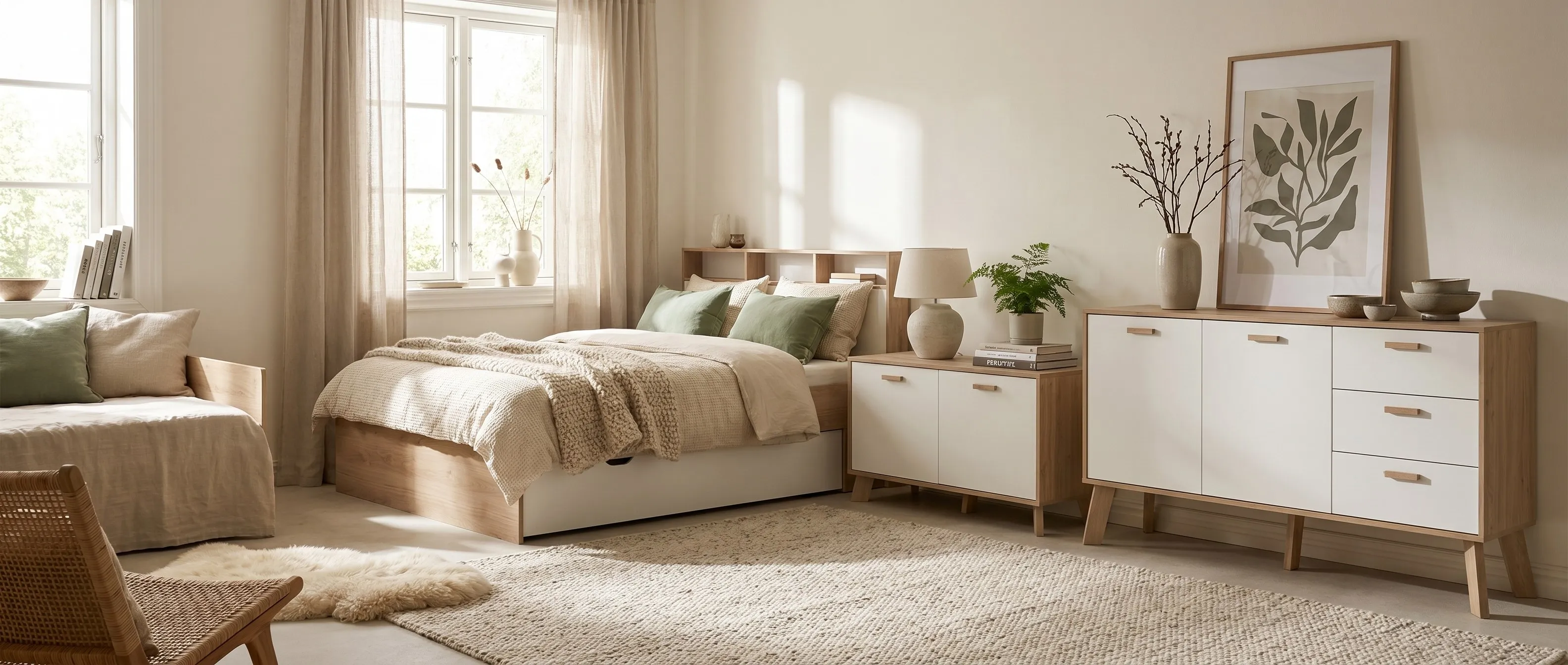 The Ikast collection styled as a room