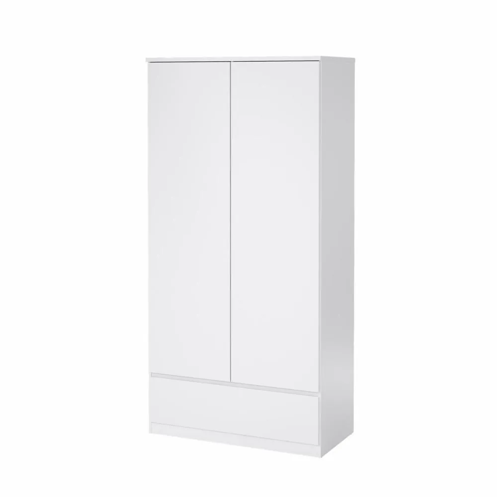 Naia Wardrobe with 2 doors + 1 drawer