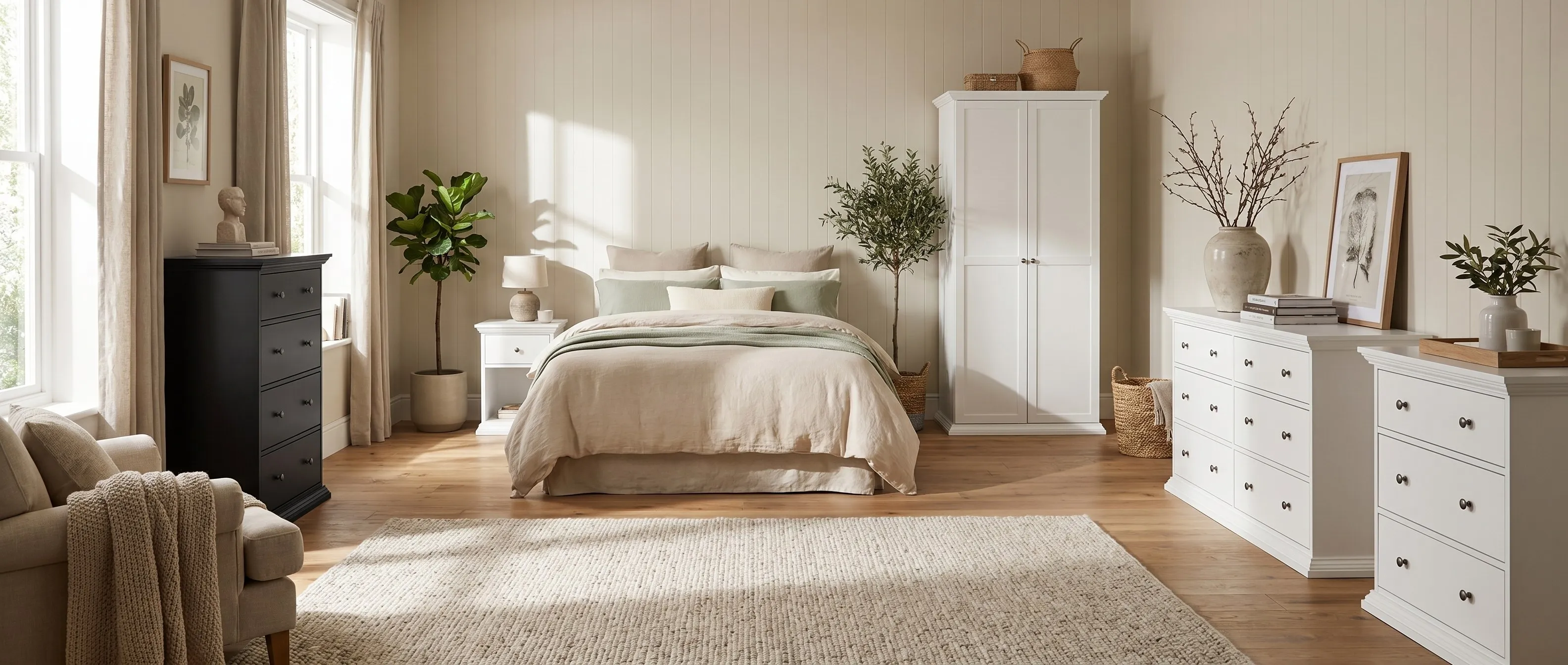 The North collection styled as a room