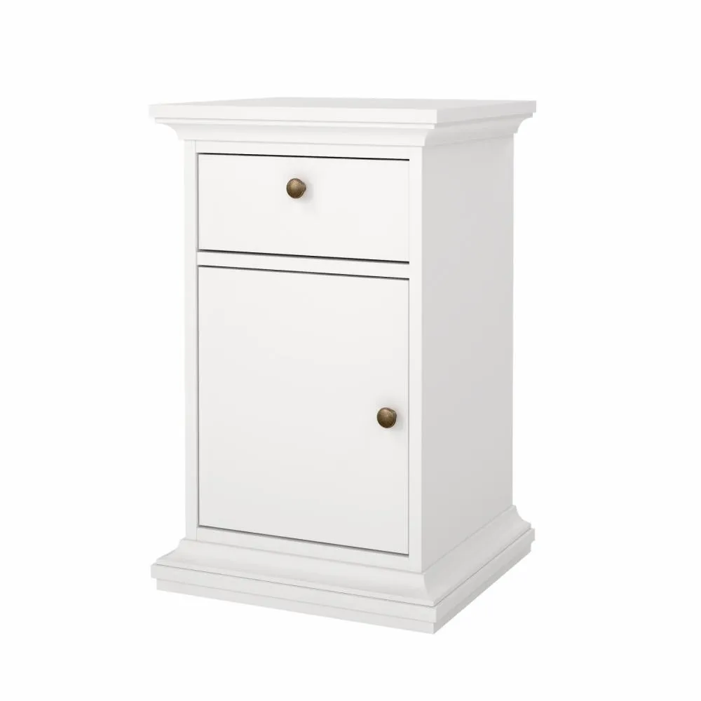 Paris Nightstand 1 door + 1 drawer
