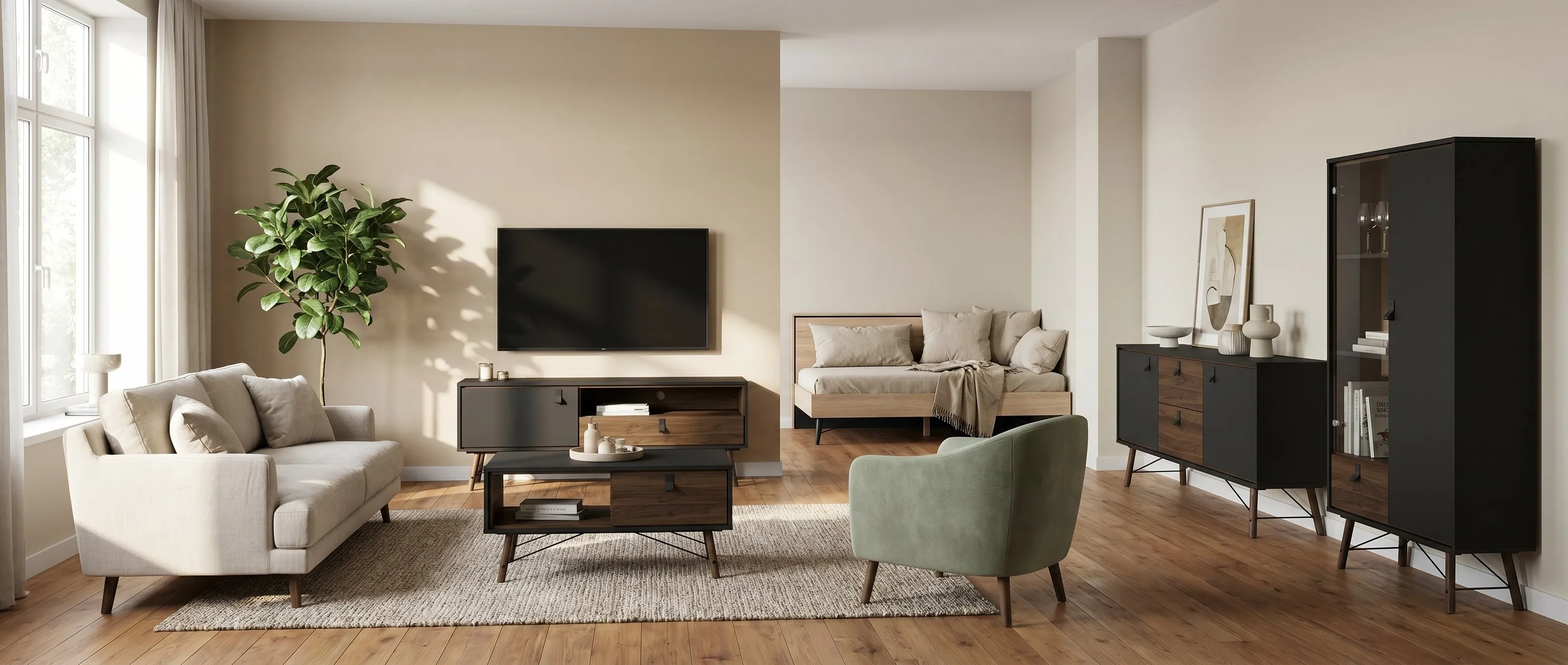 The Ry collection styled as a room