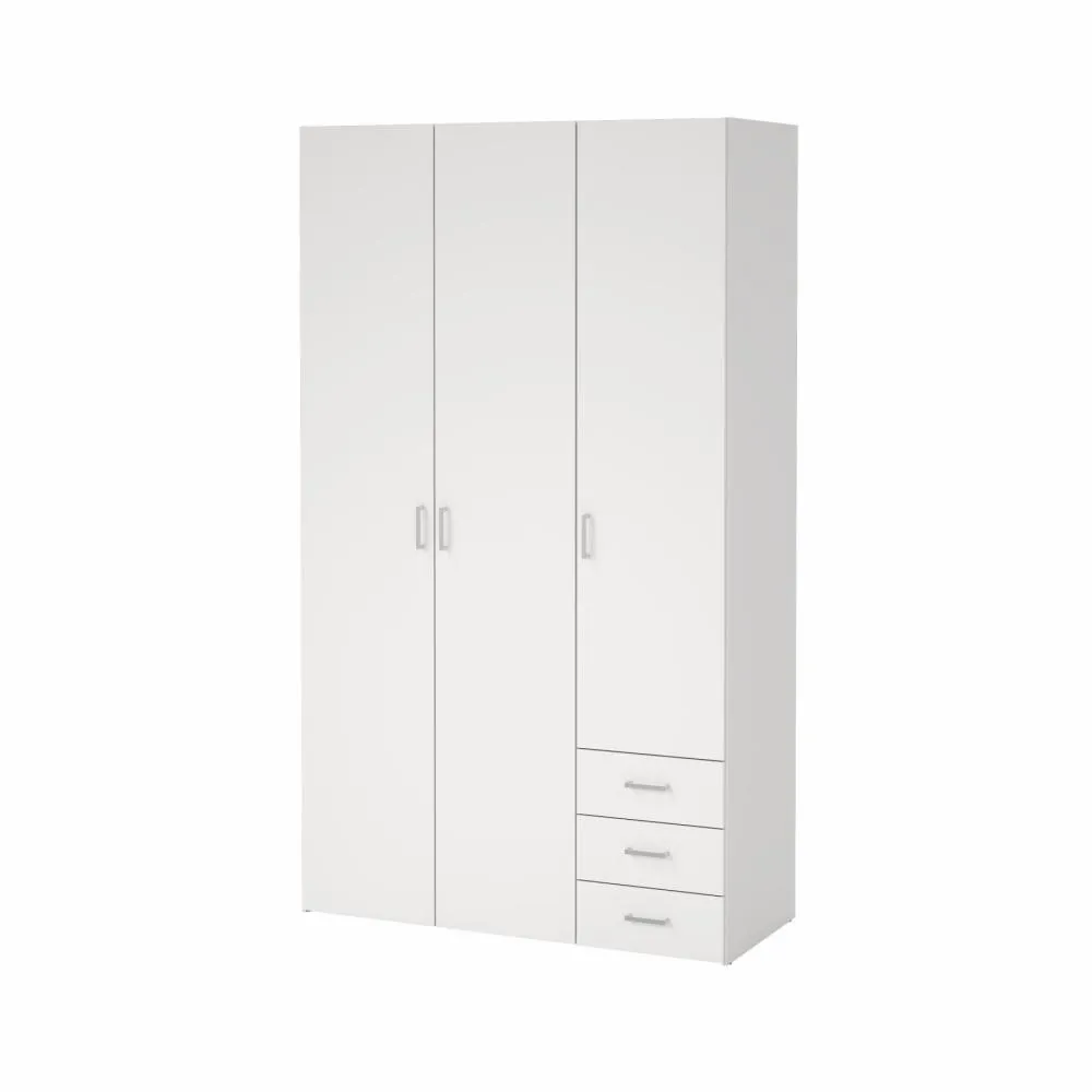 Space Wardrobe with 3 doors + 3 drawers (200)